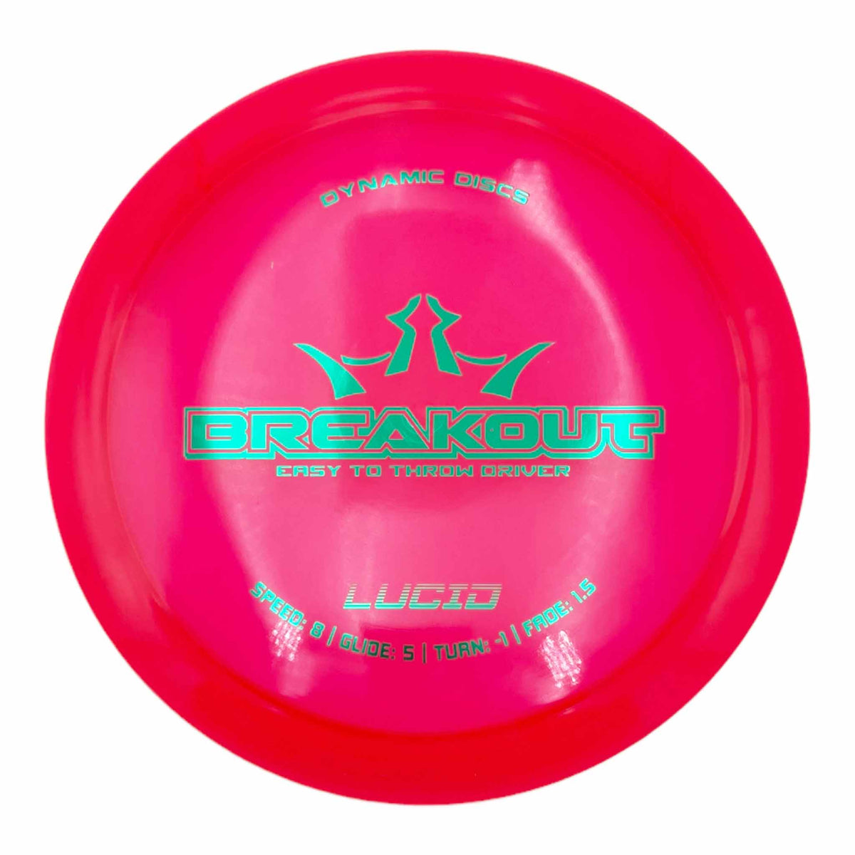 Dynamic Discs Lucid Breakout driver - Red / Green
