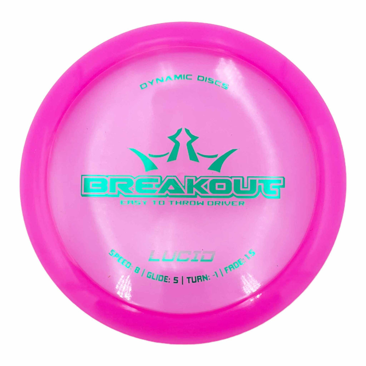 Dynamic Discs Lucid Breakout driver - Pink / Green