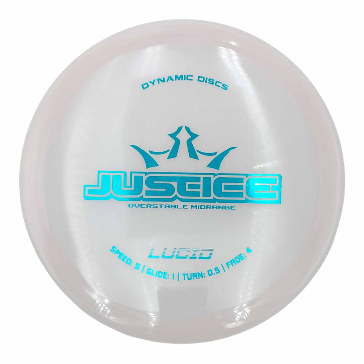 Dynamic Discs Lucid Justice midrange - White / Blue