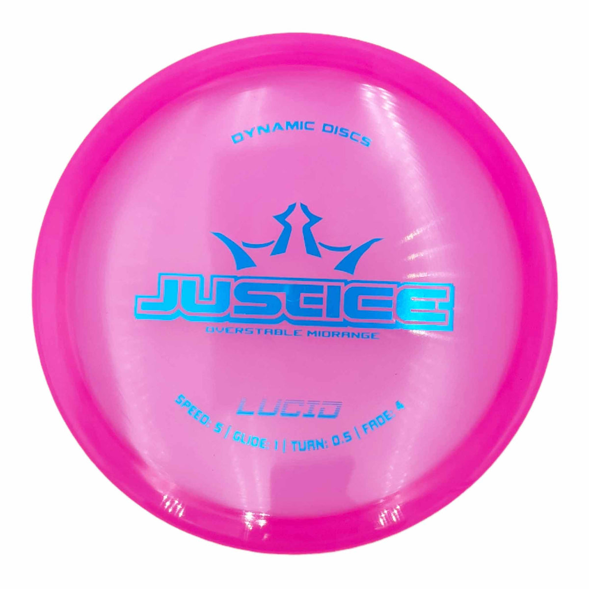 Dynamic Discs Lucid Justice midrange - Pink / Blue