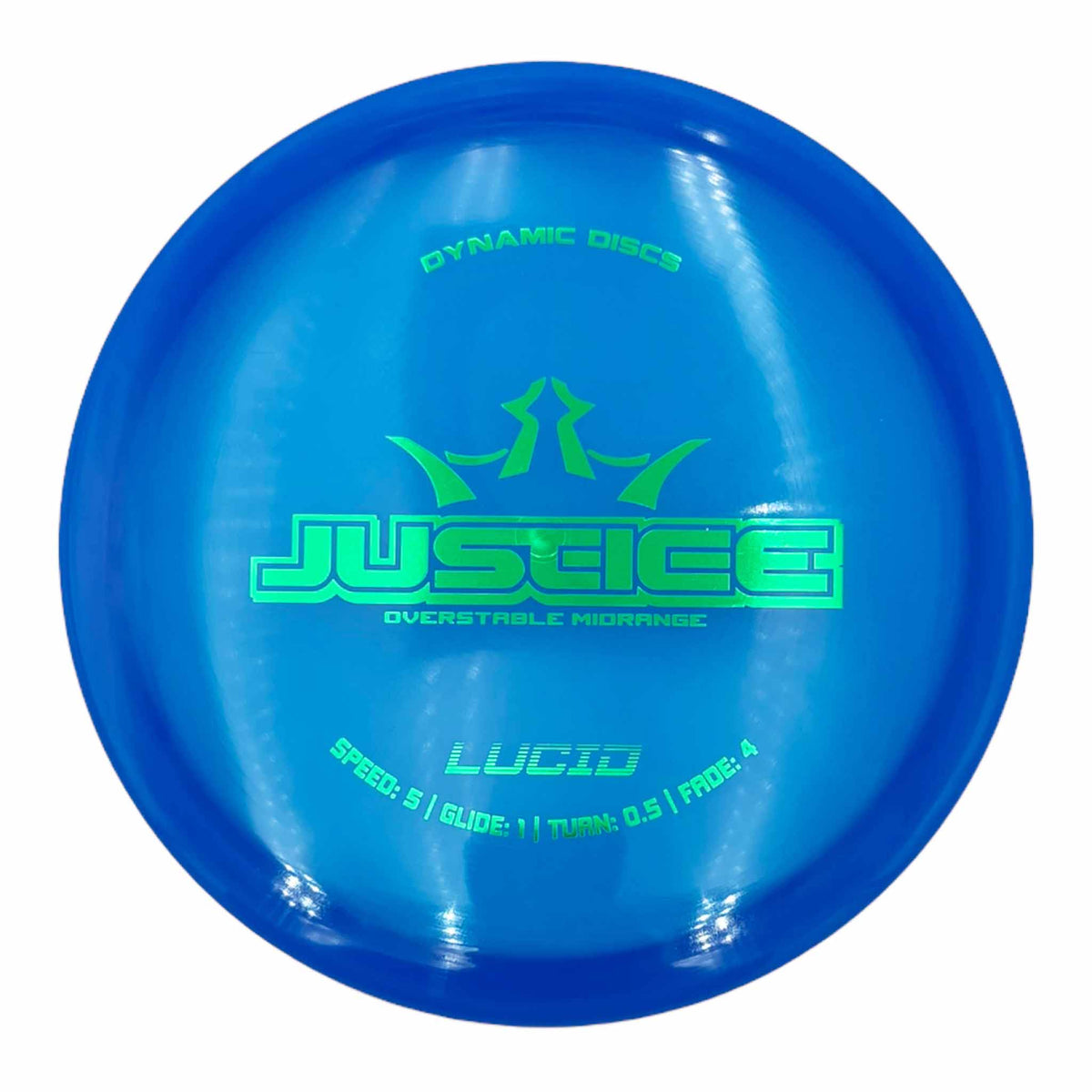 Dynamic Discs Lucid Justice midrange - Blue / Green
