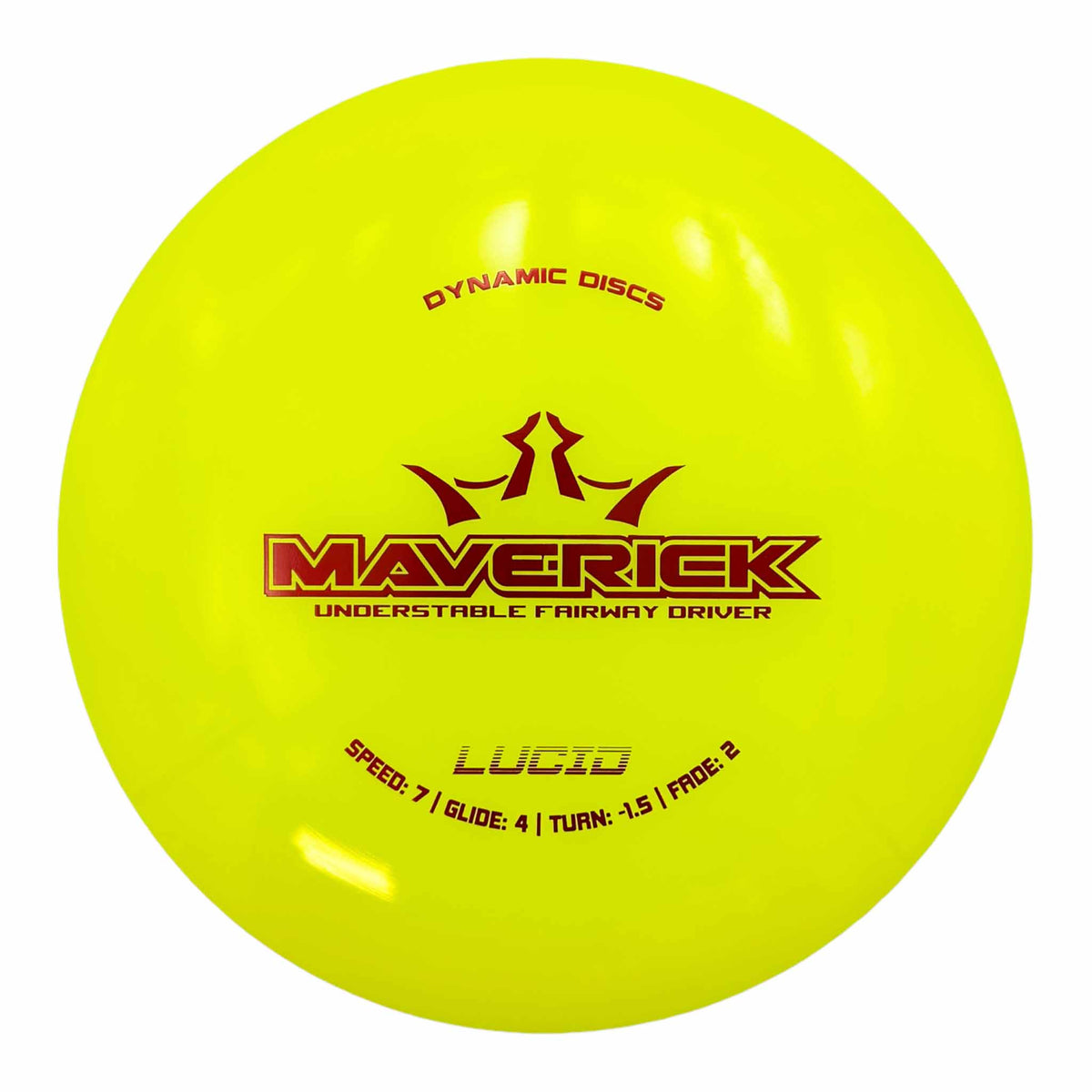 Dynamic Discs Lucid Maverick fairway driver - Yellow