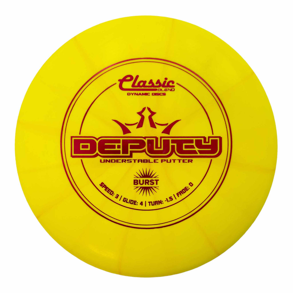 Dynamic Discs Dynamic Discs Classic Blend Burst Deputy putter