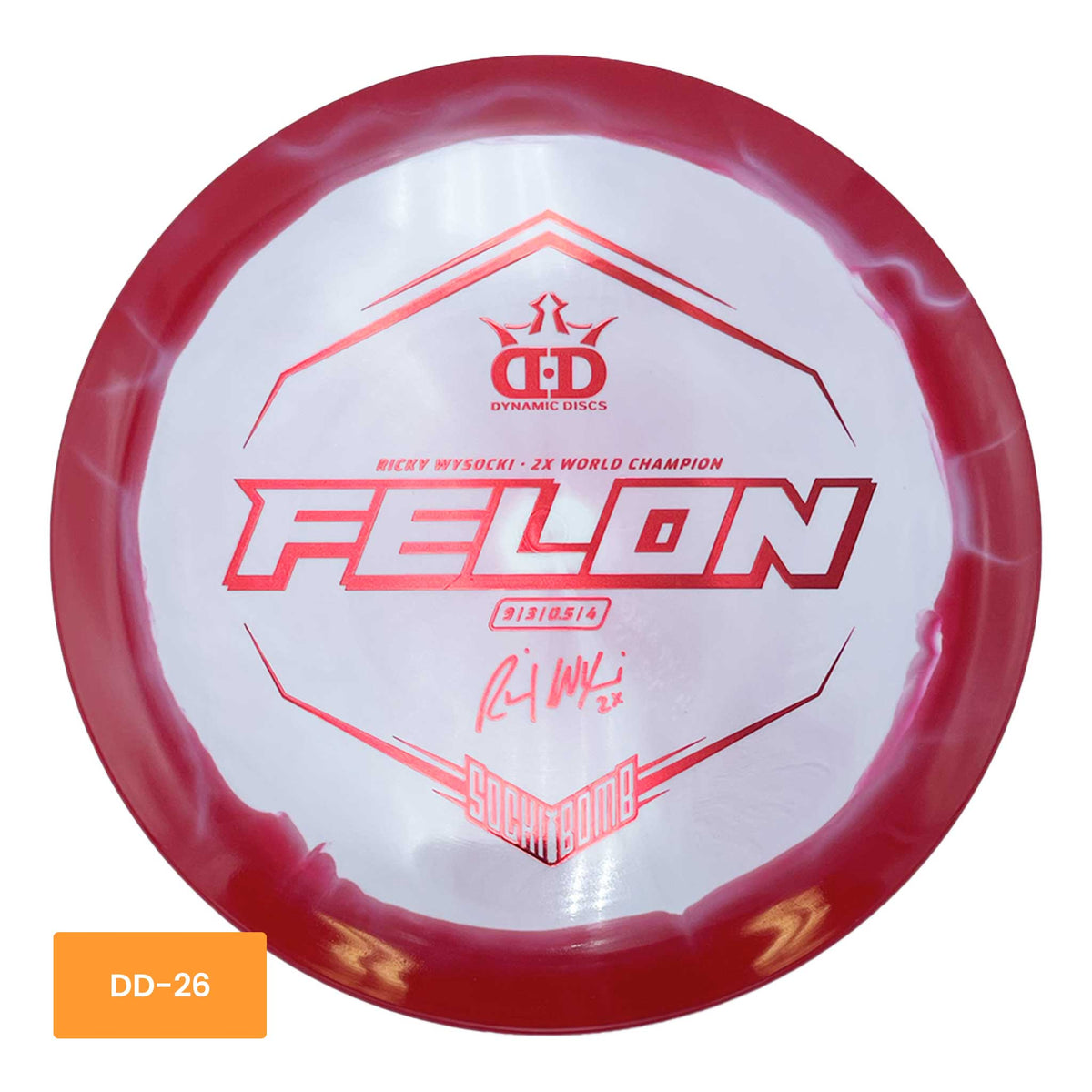Dynamic Discs Dynamic Discs Fuzion Orbit Felon Ricky Wysocki Sockibomb fairway driver
