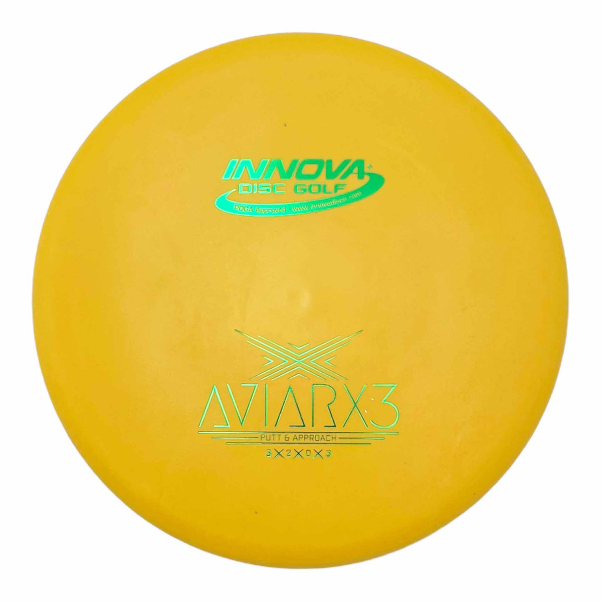 Innova Disc Golf DX AviarX3 putter and approach - Yellow