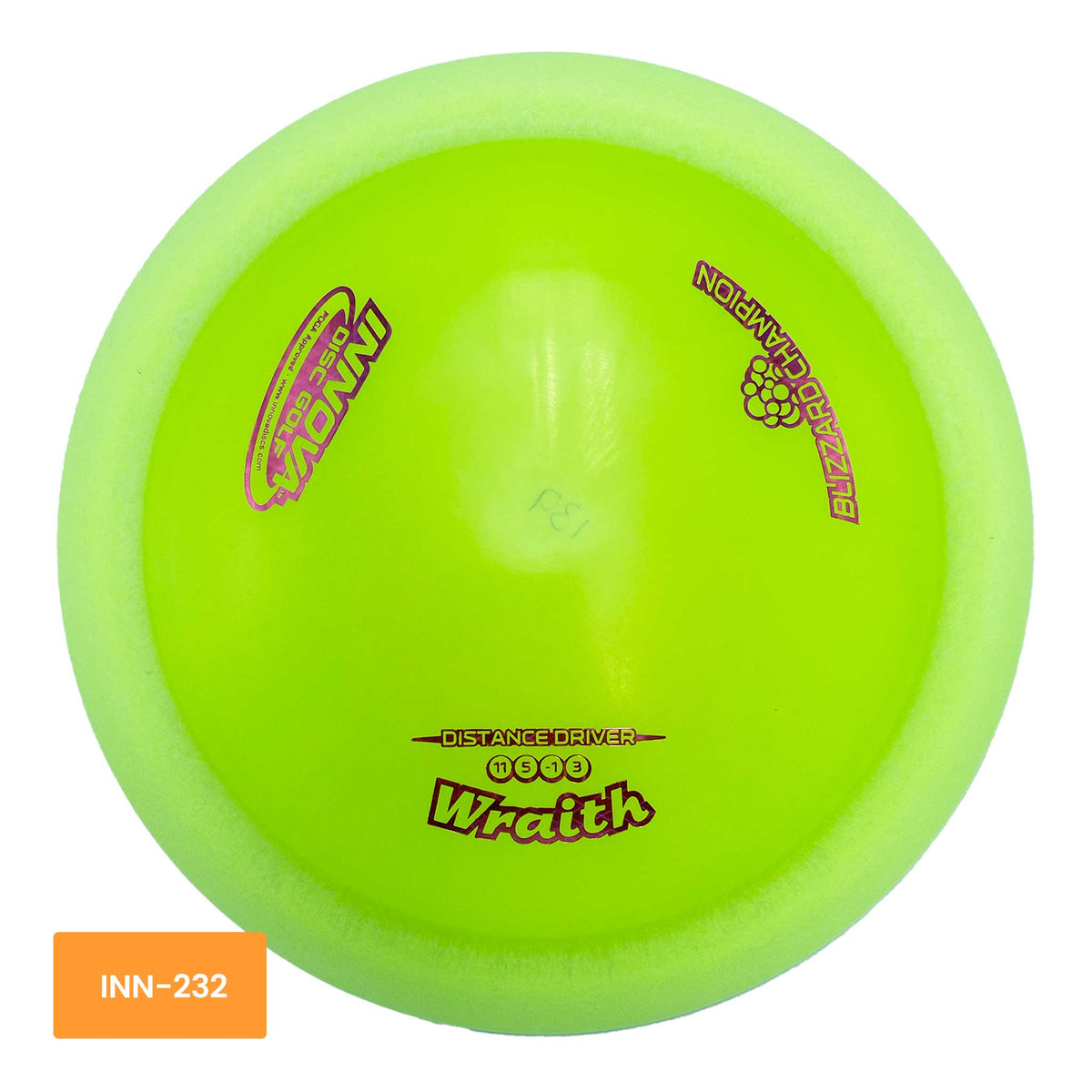 Innova Disc Golf Innova Disc Golf Blizzard Champion Wraith distance driver