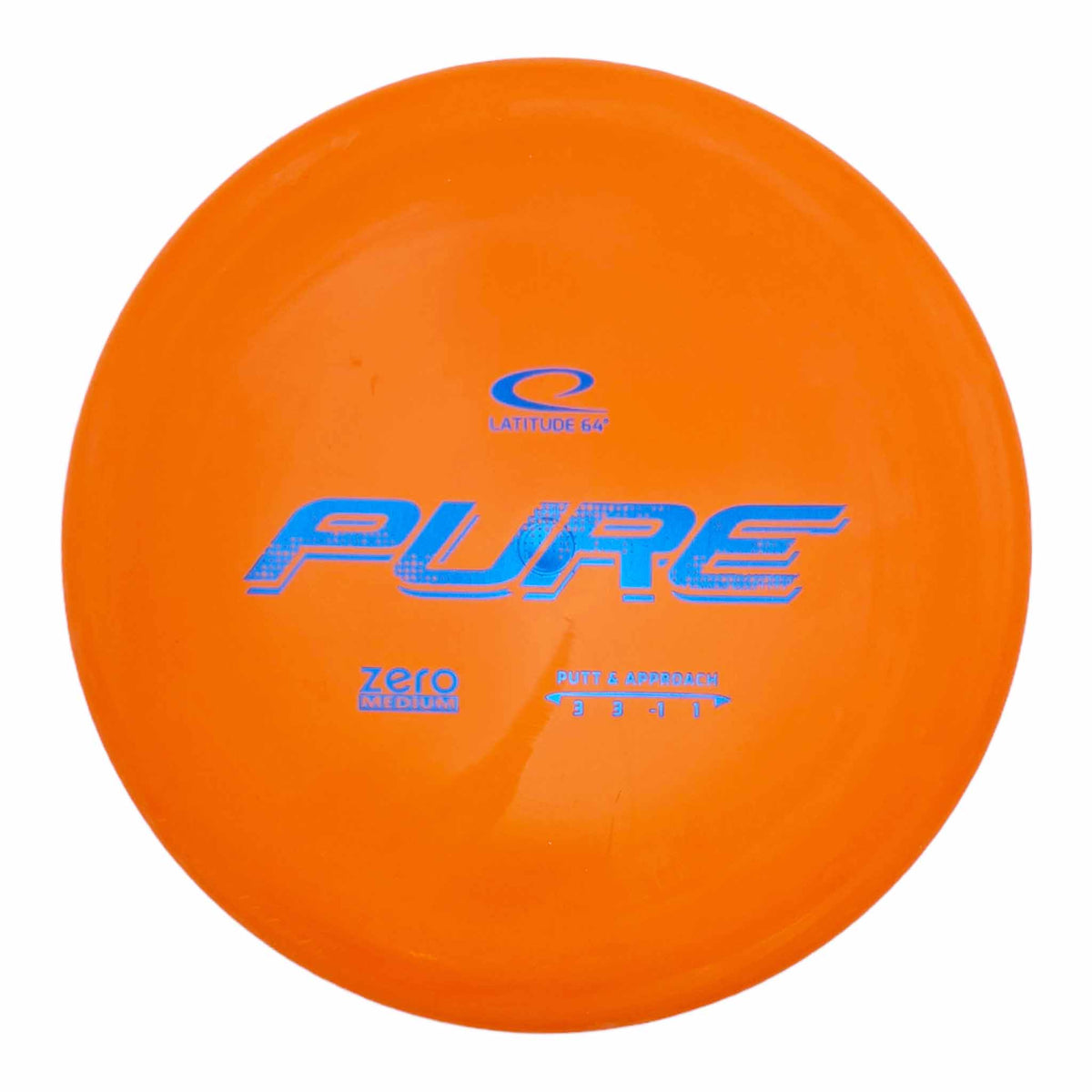 Latitude 64 Zero Medium Pure putter and approach - Orange