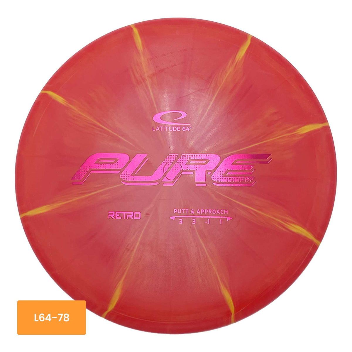 Latitude 64 Latitude 64 Retro Burst Pure putter and approach