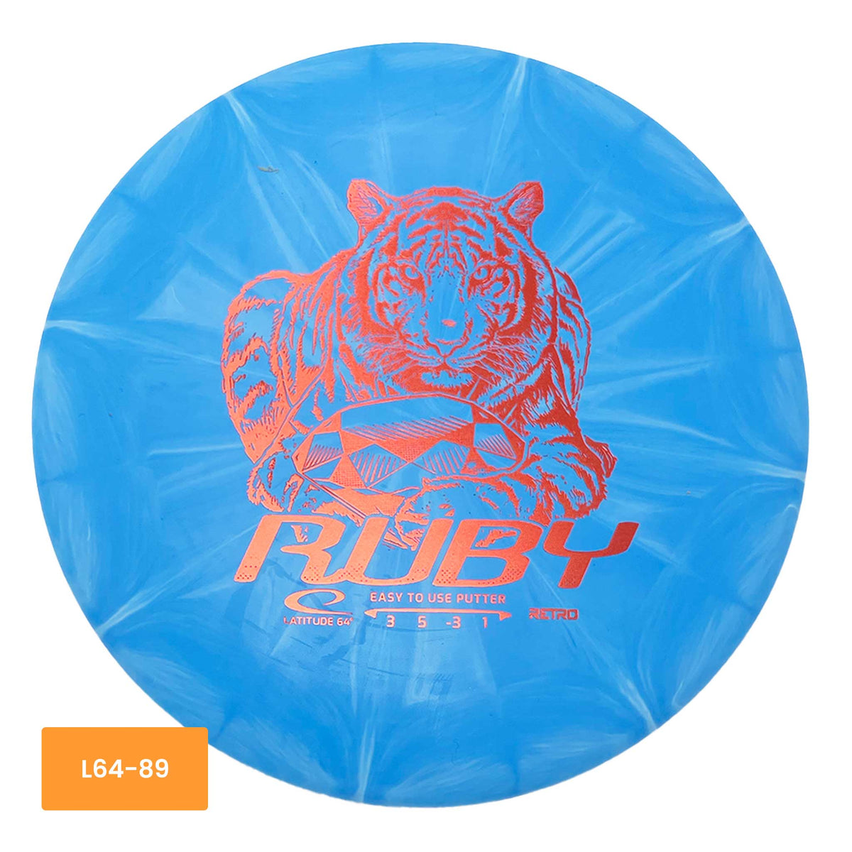 Latitude 64 Latitude 64 Retro Burst Ruby Easy-To-Use putter and approach