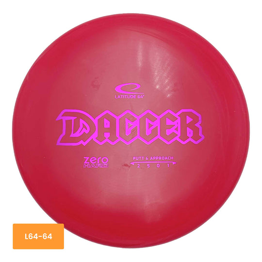 Latitude 64 Zero Hard Burst Dagger putter et approche