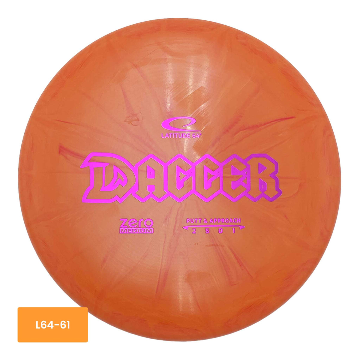 Latitude 64 Latitude 64 Zero Medium Burst Dagger putter and approach