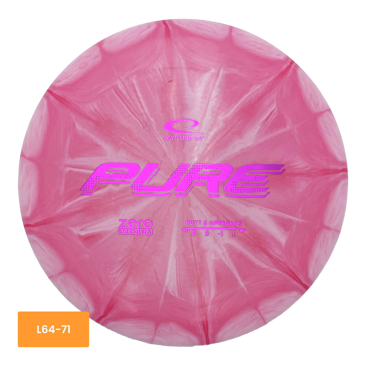 Latitude 64 Latitude 64 Zero Medium Burst Pure putter and approach