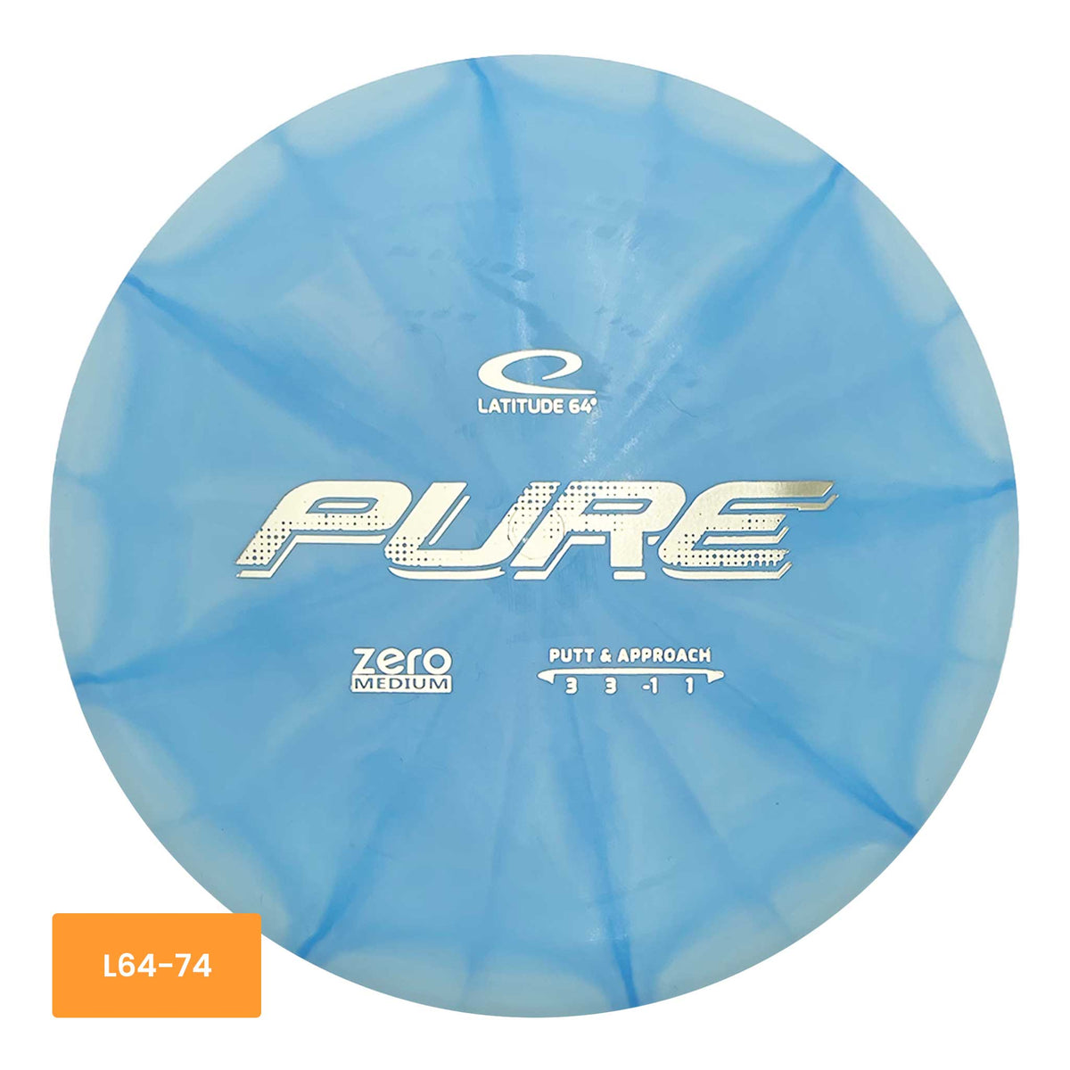 Latitude 64 Latitude 64 Zero Medium Burst Pure putter and approach