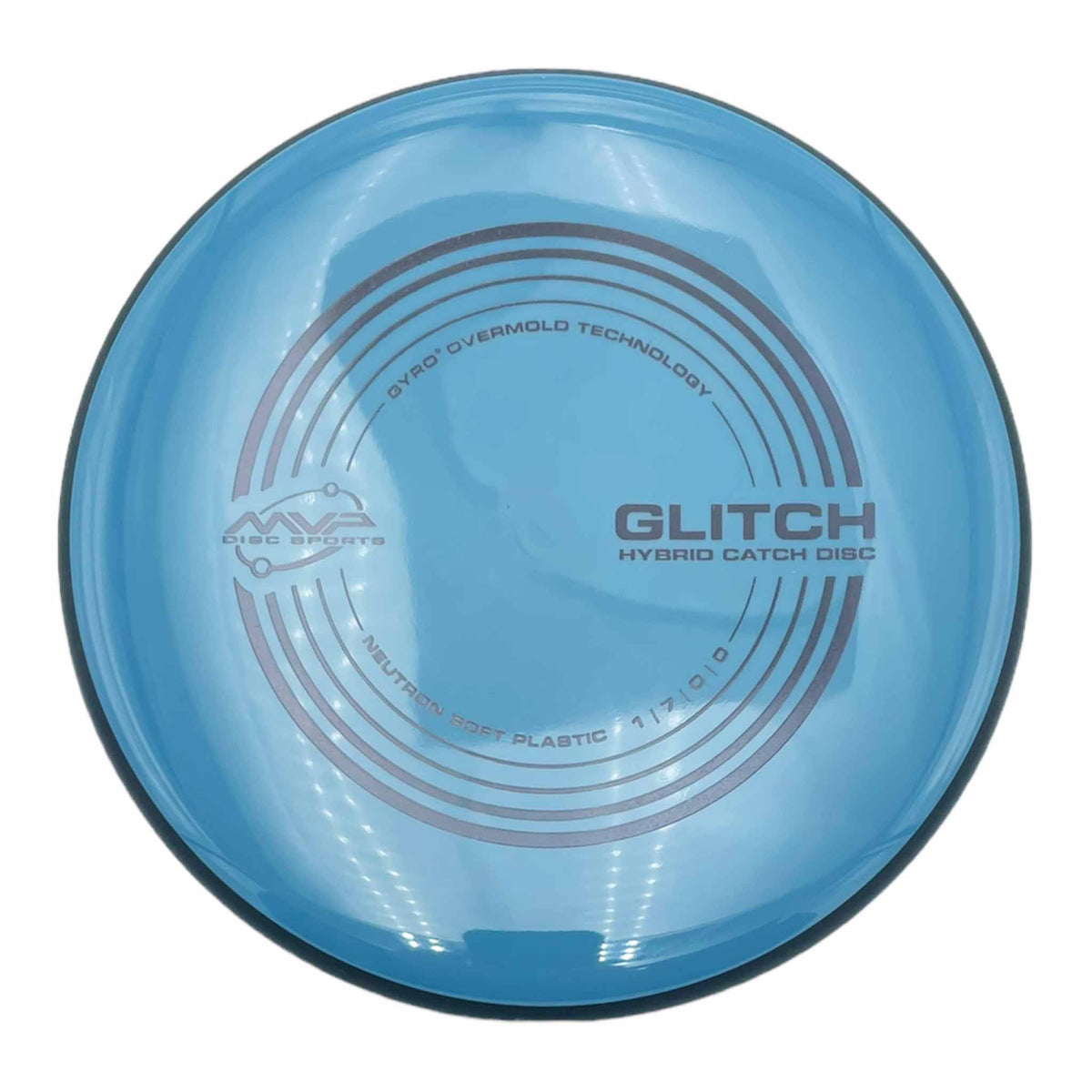 MVP Disc Sports Neutron Soft Glitch putter and approach - Blue Grey