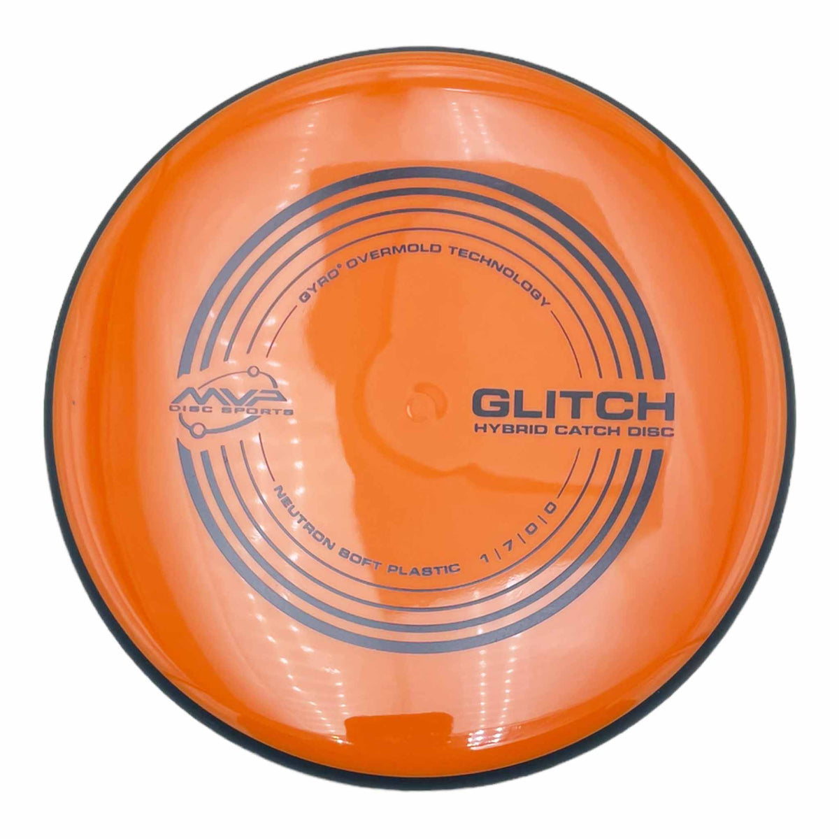 MVP Disc Sports Neutron Soft Glitch putter and approach - Orange