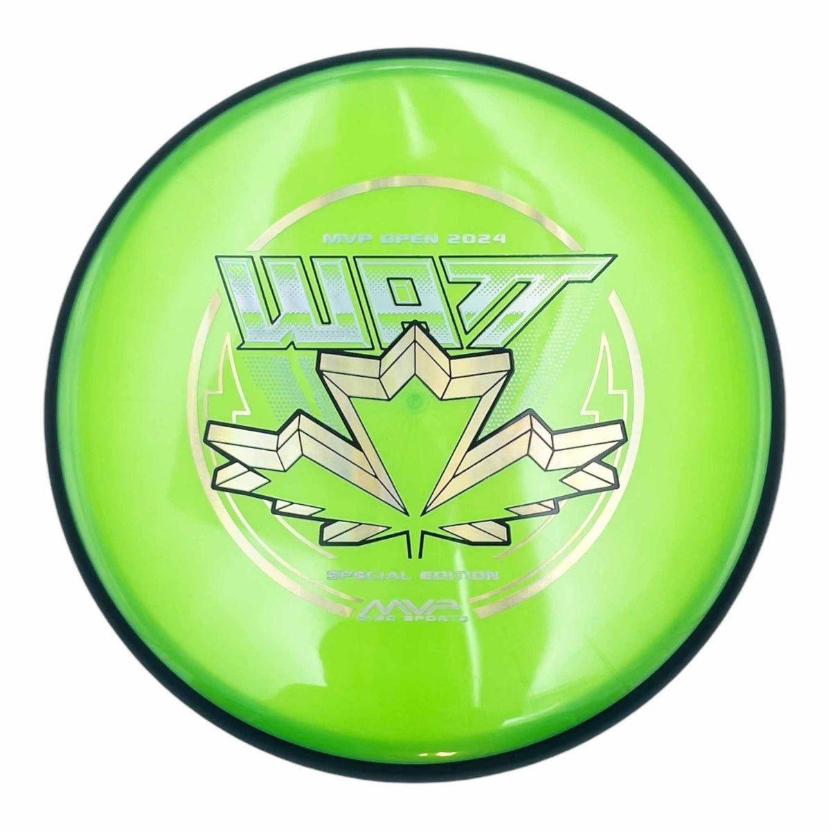 MVP Disc Sports Soft Plasma Watt MVP Open 2024 Special Edition - Lime Green