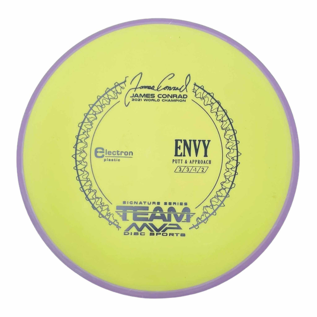 Axiom Discs James Conrad Electron Envy putter and approach - Yellow / Purple