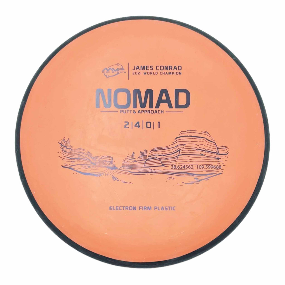 MVP Disc Sports Electron Firm Nomad putter and approach - Orange