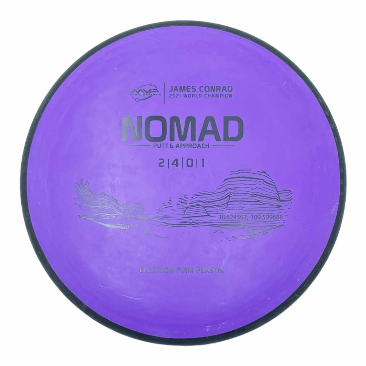 MVP Disc Sports Electron Firm Nomad putter and approach - Purple