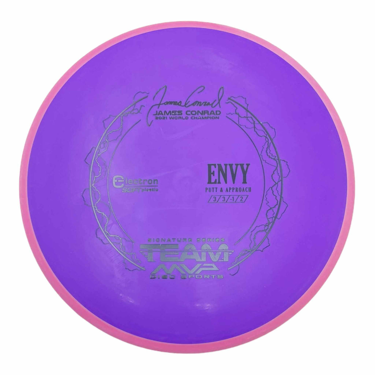 Axiom Discs James Conrad Electron Soft Envy putter and approach - Purple / Pink