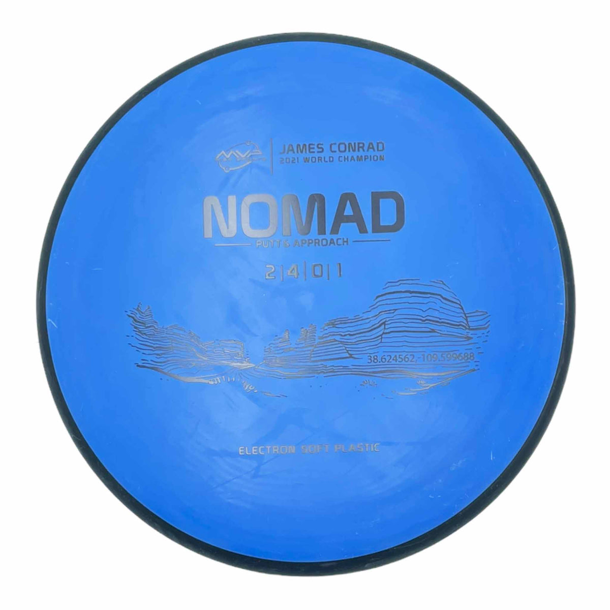 MVP Disc Sports Electron Soft Nomad putter and approach - Blue