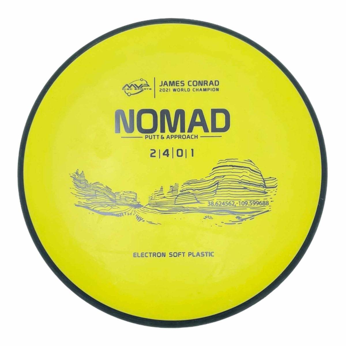 MVP Disc Sports Electron Soft Nomad putter and approach - Yellow