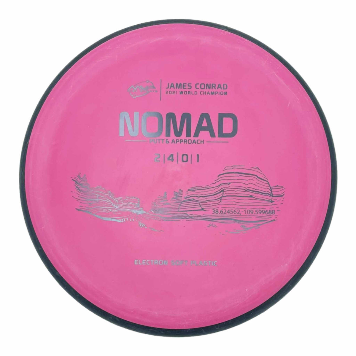 MVP Disc Sports Electron Soft Nomad putter and approach - Red