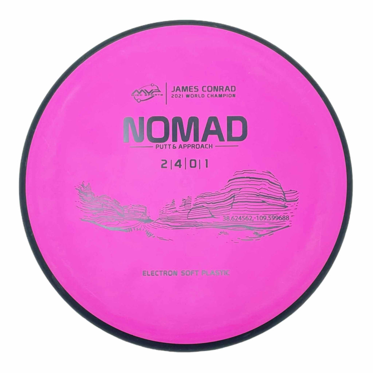 MVP Disc Sports Electron Soft Nomad putter and approach - Pink