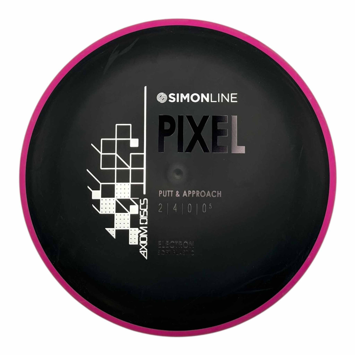 Axiom Discs Simon Line Electron Soft Pixel - Black / Pink - 170g