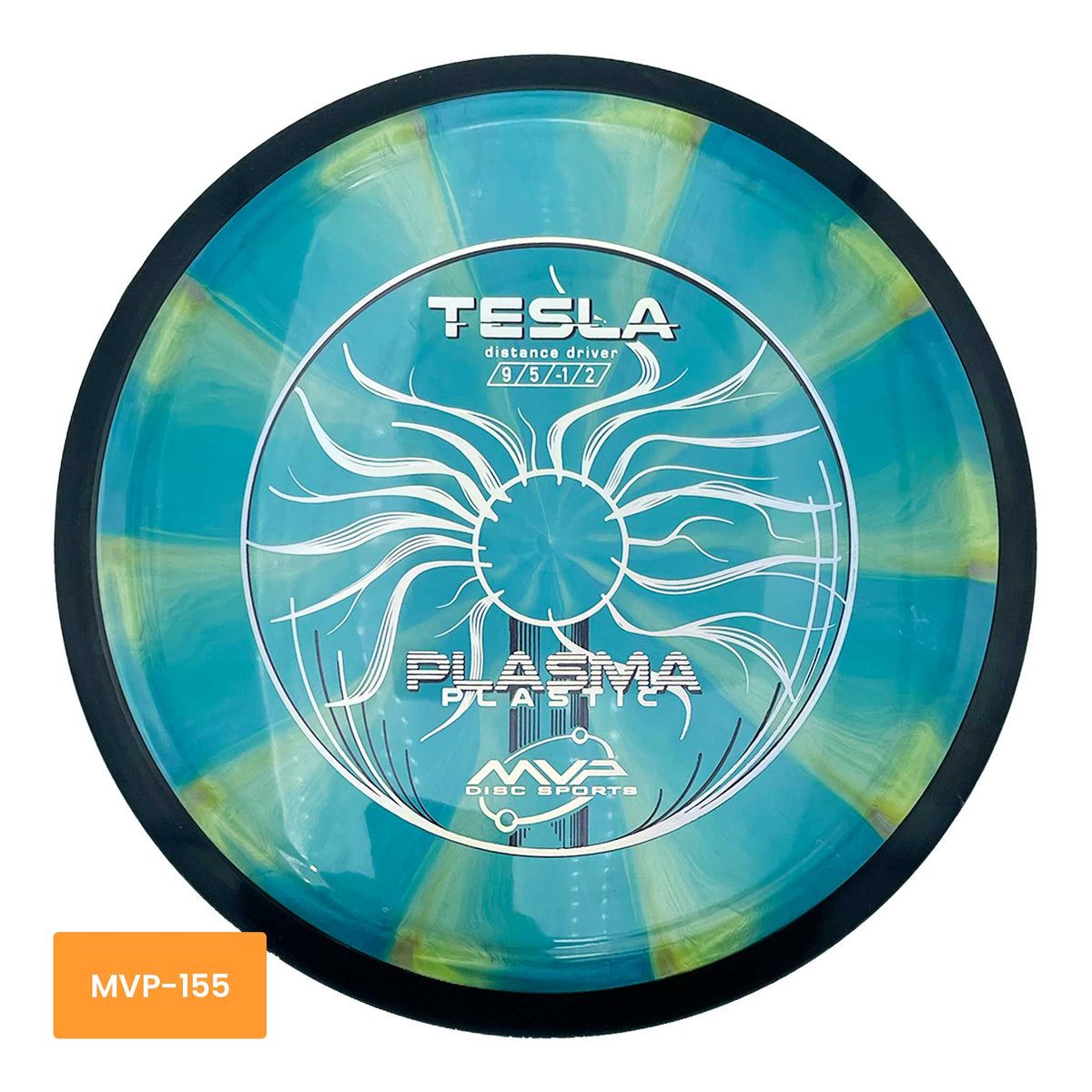MVP Disc Sports Plasma Tesla distance driver - Blue / Yellow