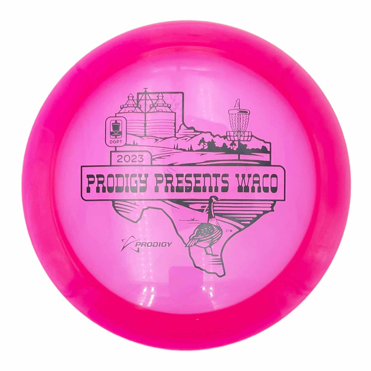 Prodigy WACO Charity Open 400 Airborn Falcor distance driver - Pink / Black