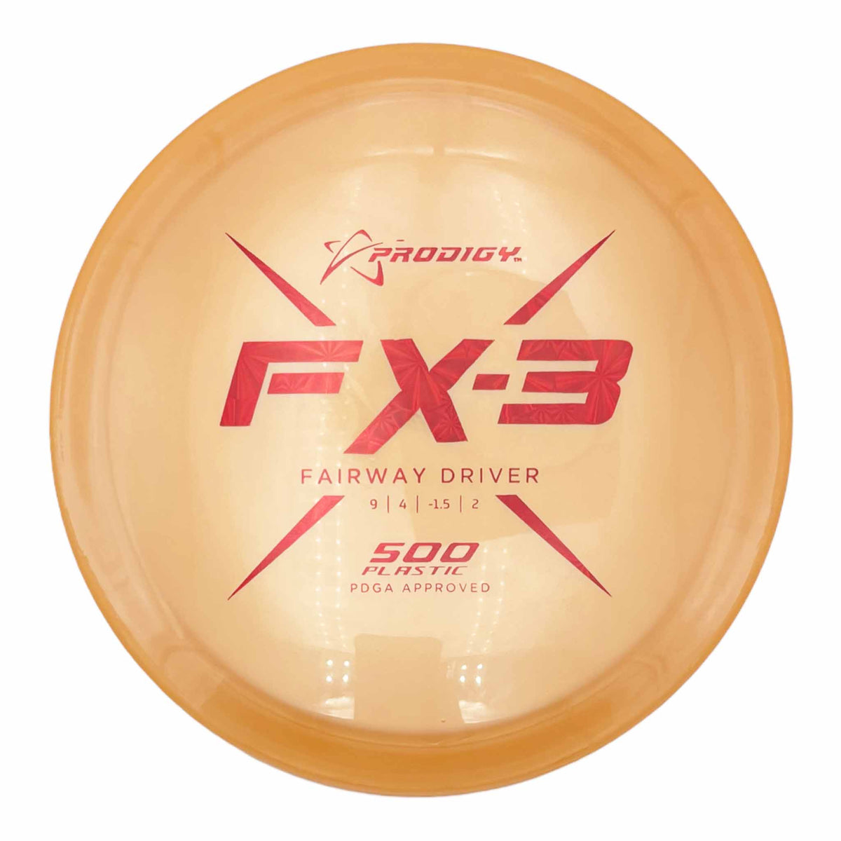 Prodigy 500 FX-3 fairway driver - Orange / Red