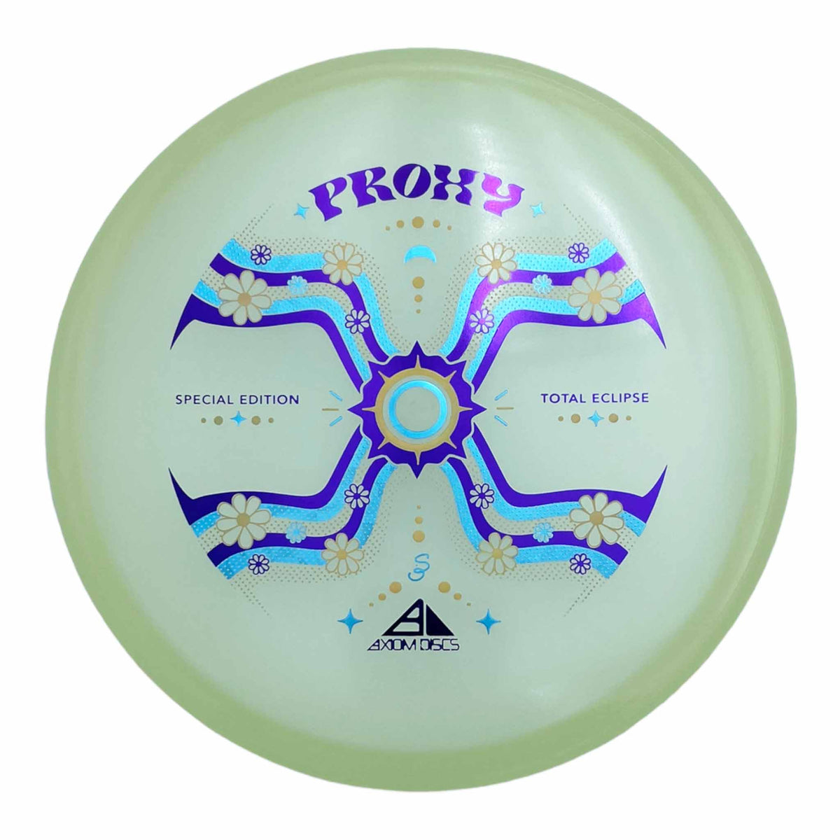 Axiom Discs Total Eclipse Glow Proxy putter and approach