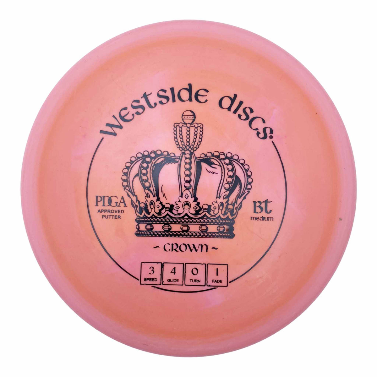 Westside Discs BT Medium Crown putter and approach - Pink