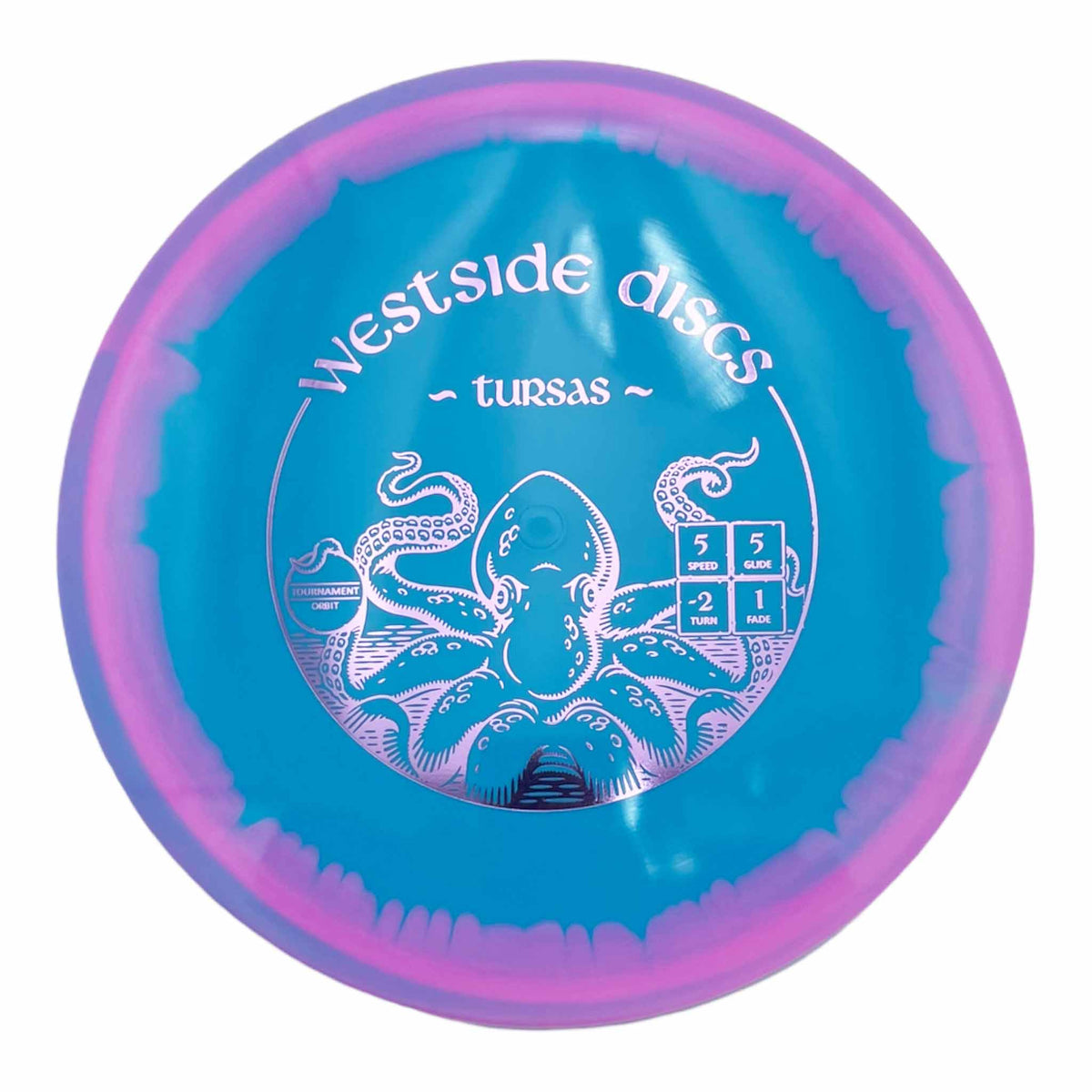Westside Discs Tournament Orbit Tursas midrange - Blue / Pink stamp