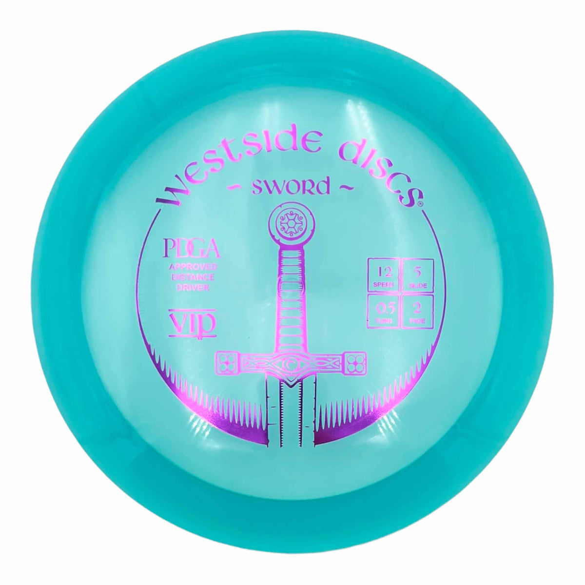 Westside Discs VIP Sword distance driver - Blue / Purple