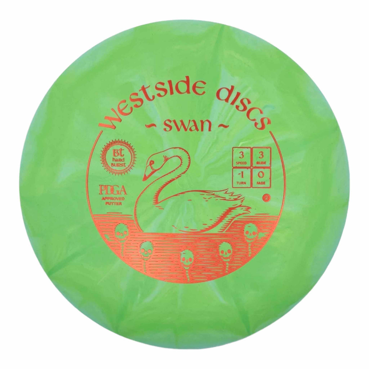 Westside Discs Westside Discs BT Hard Burst Swan putter and approach