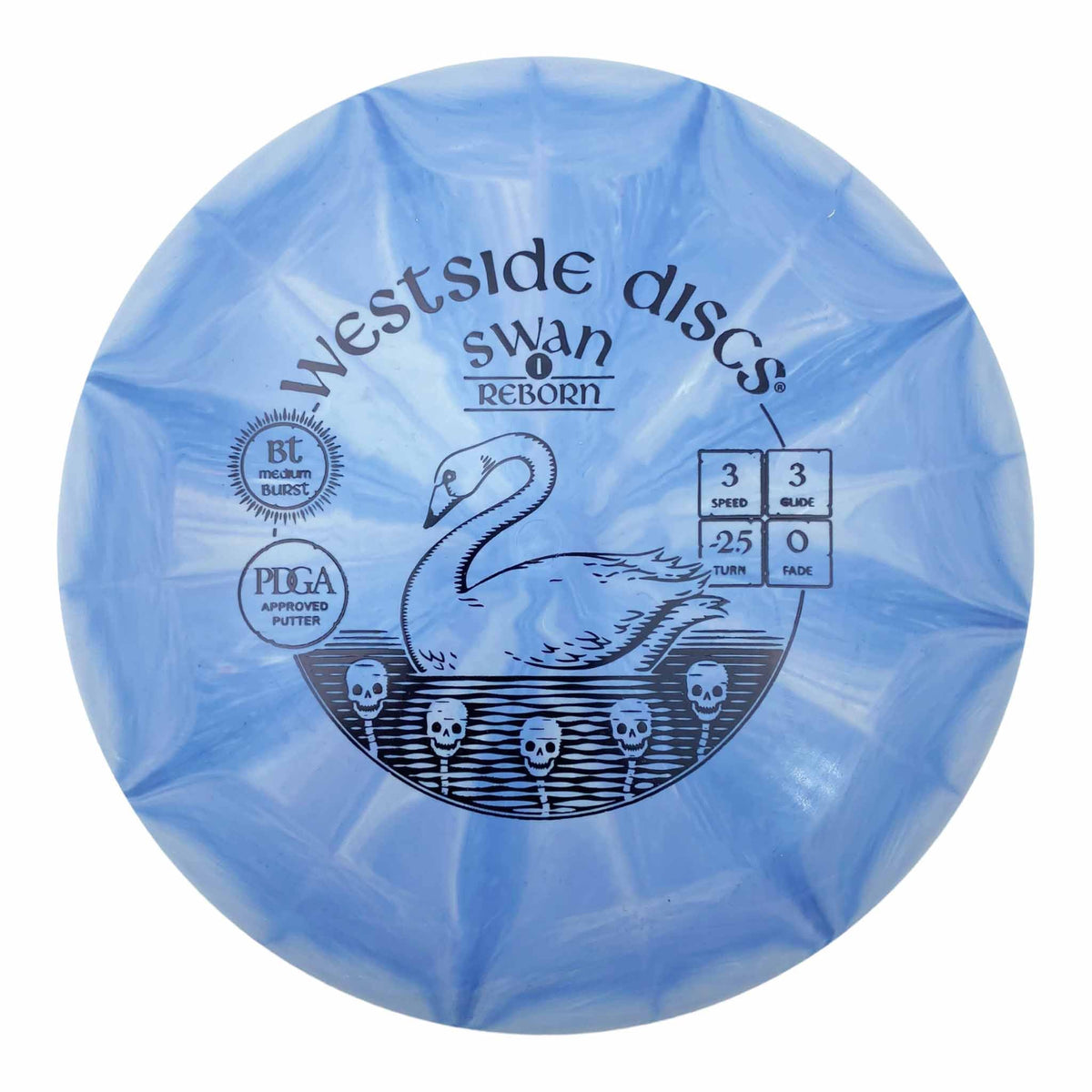 Westside Discs Westside Discs BT Medium Burst Swan 1 Reborn putter and approach