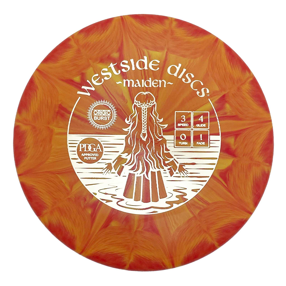 Westside Discs Westside Discs Origio Burst Maiden putter and approach