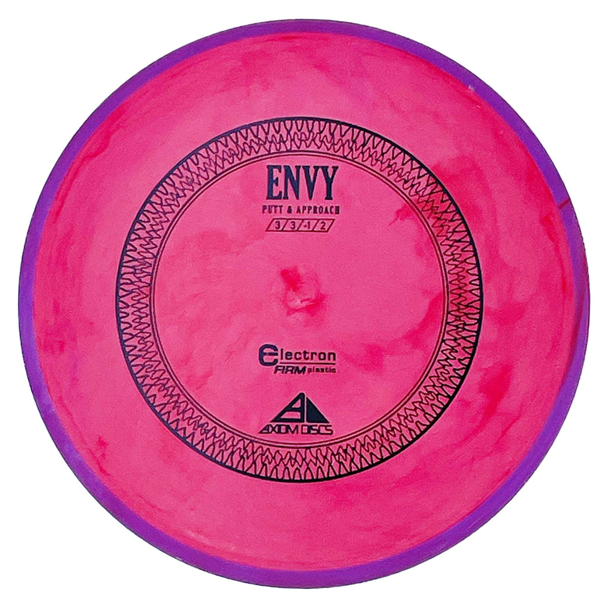 Axiom Discs Electron Firm Envy putter and approach Rouge / Mauve