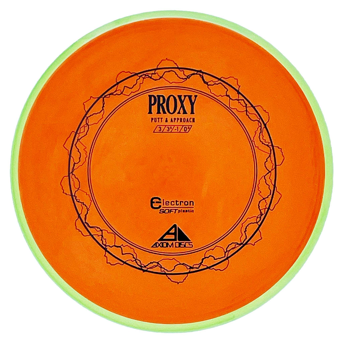 Axiom Discs Electron Soft Proxy putter and approach Green/Orange