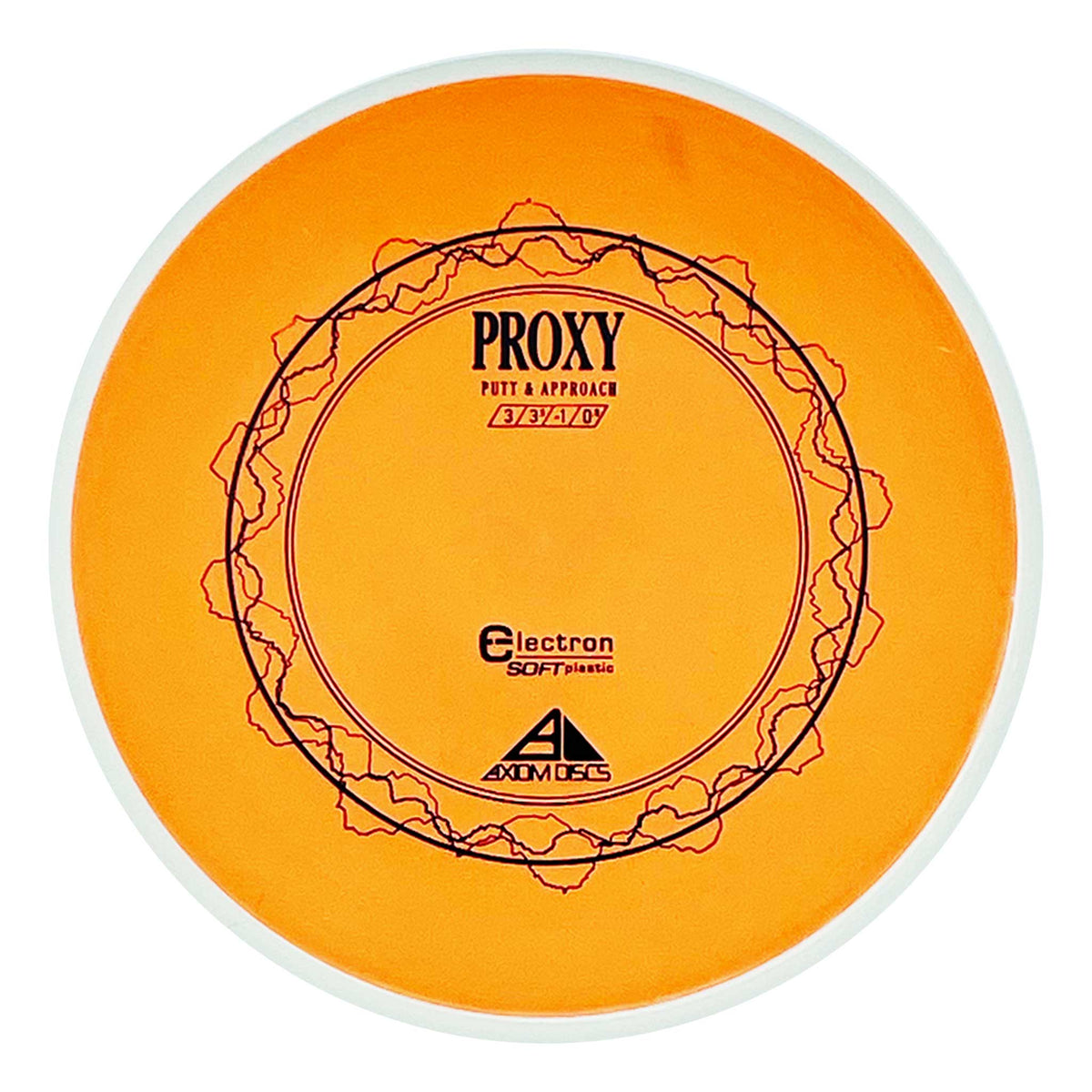 Axiom Discs Electron Soft Proxy putter and approach White/Orange