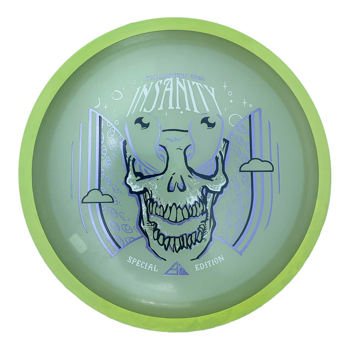 Axiom Discs Eclipse 2.0 Glow Insanity Halloween 2021 Special Edition distance driver - Yellow