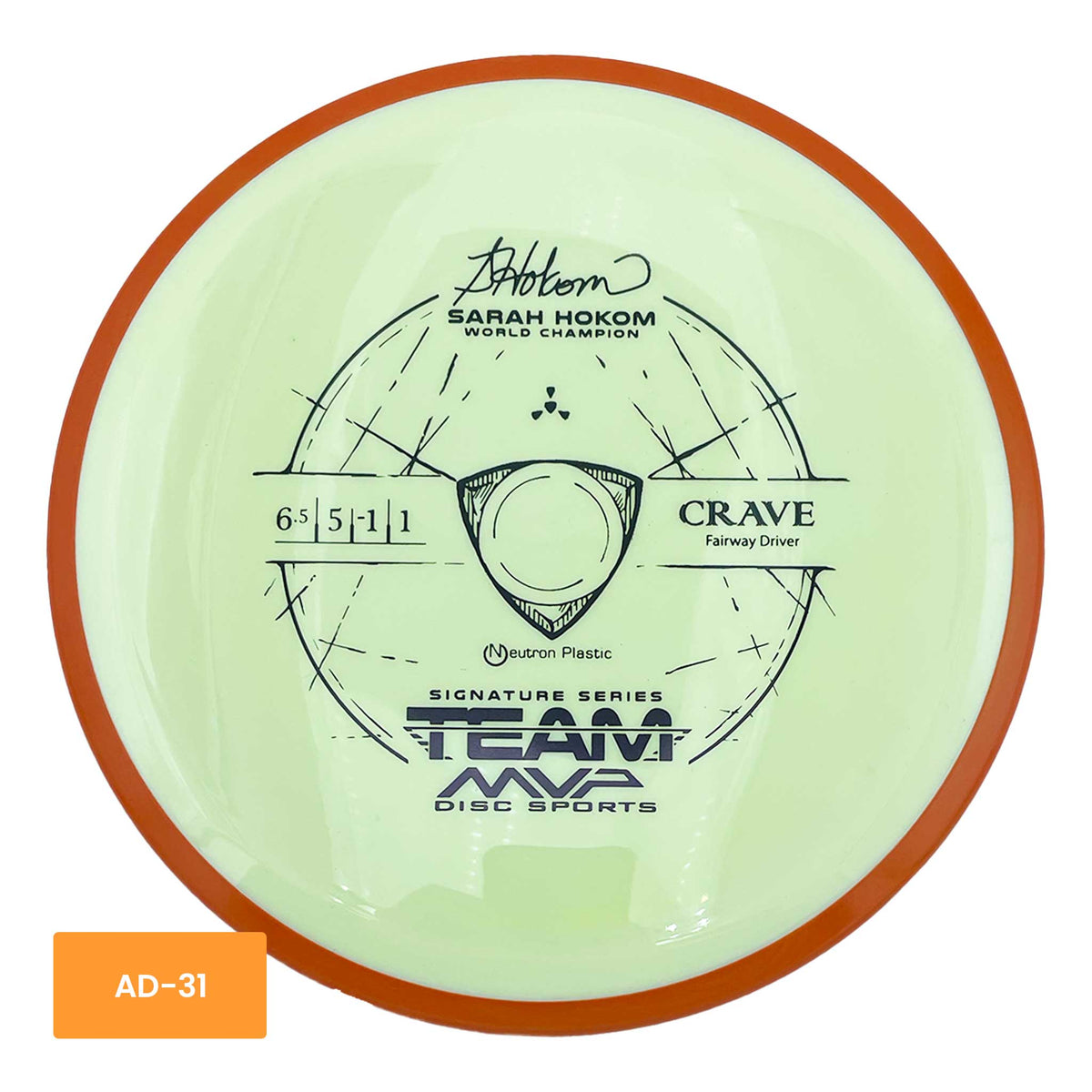 Axiom Discs Neutron Crave Sarah Hokom fairway driver - Yellow / Orange