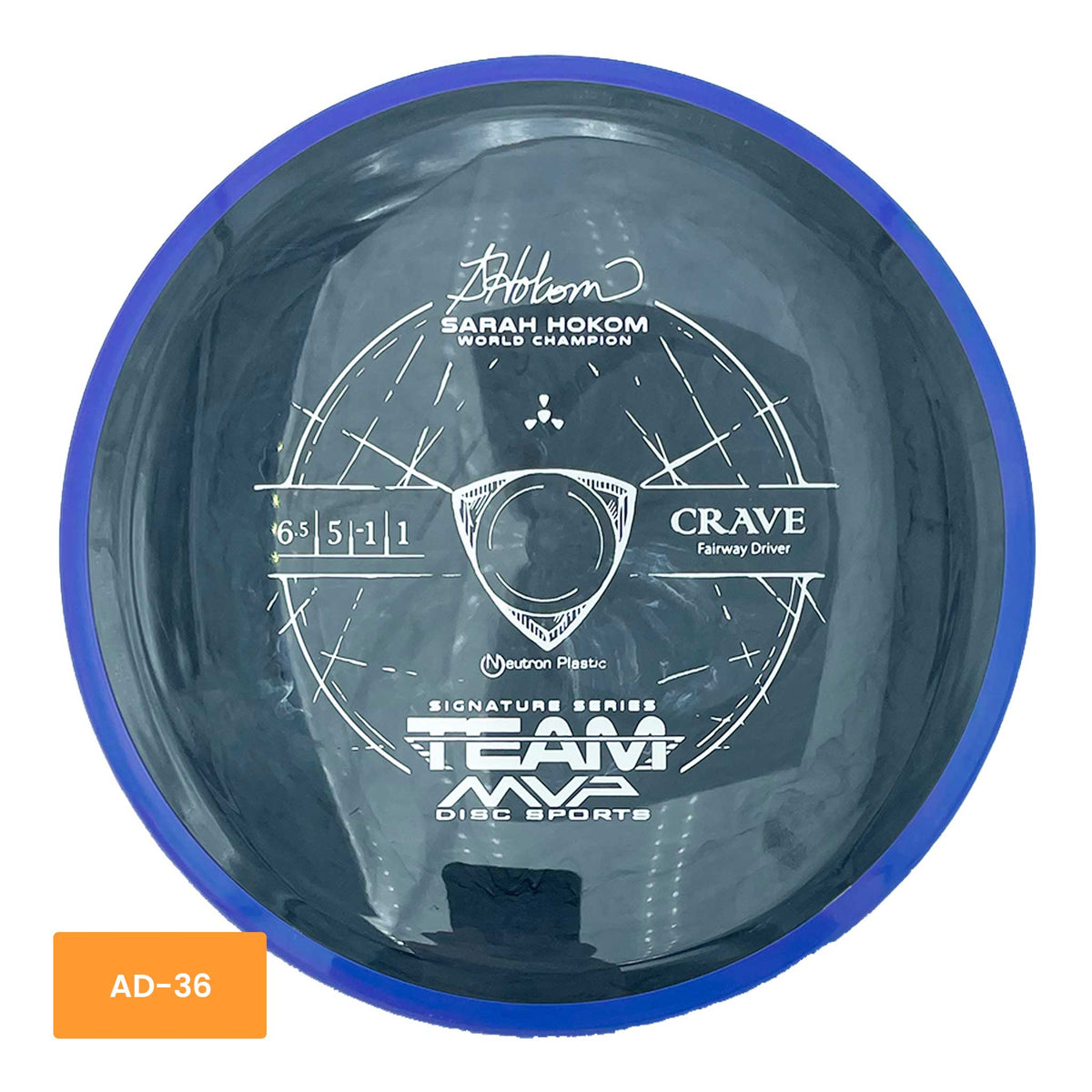 Axiom Discs Neutron Crave Sarah Hokom fairway driver - Grey / Blue