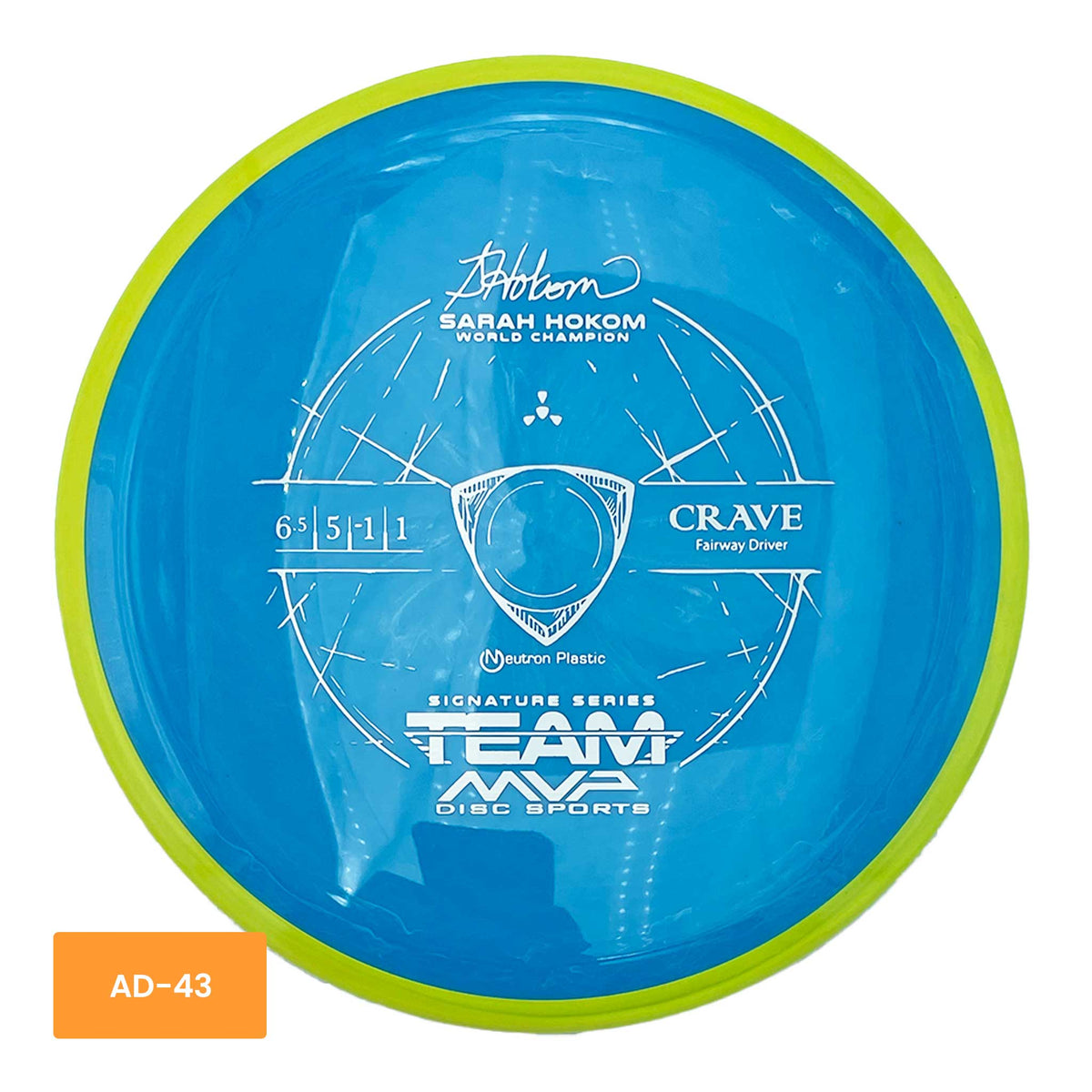 Axiom Discs Neutron Crave Sarah Hokom fairway driver - Blue / Yellow