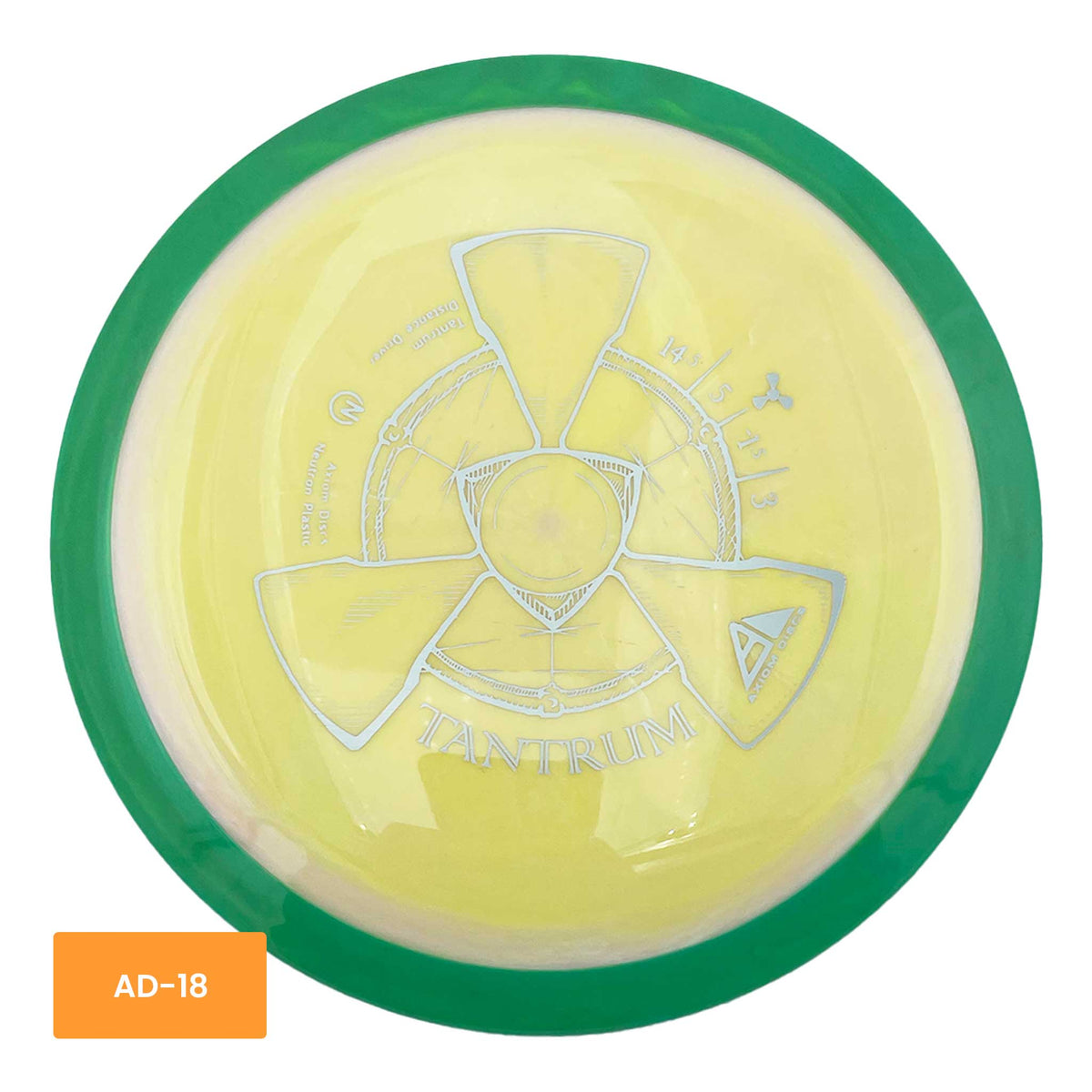 Axiom Discs Neutron Tantrum distance driver - Yellow