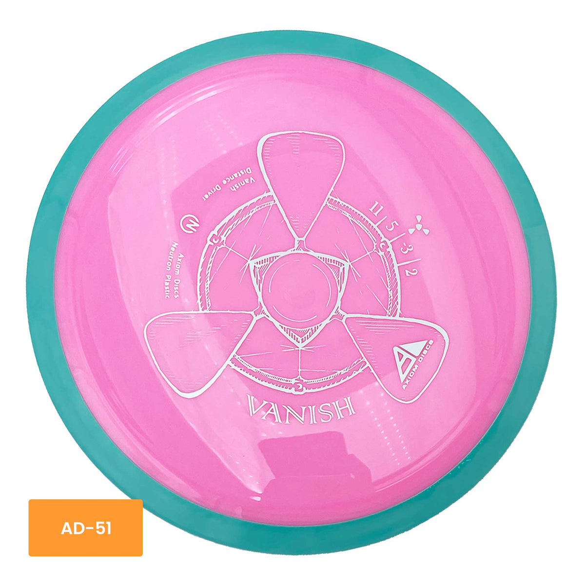 Axiom Discs Neutron Vanish distance driver - Pink / Green