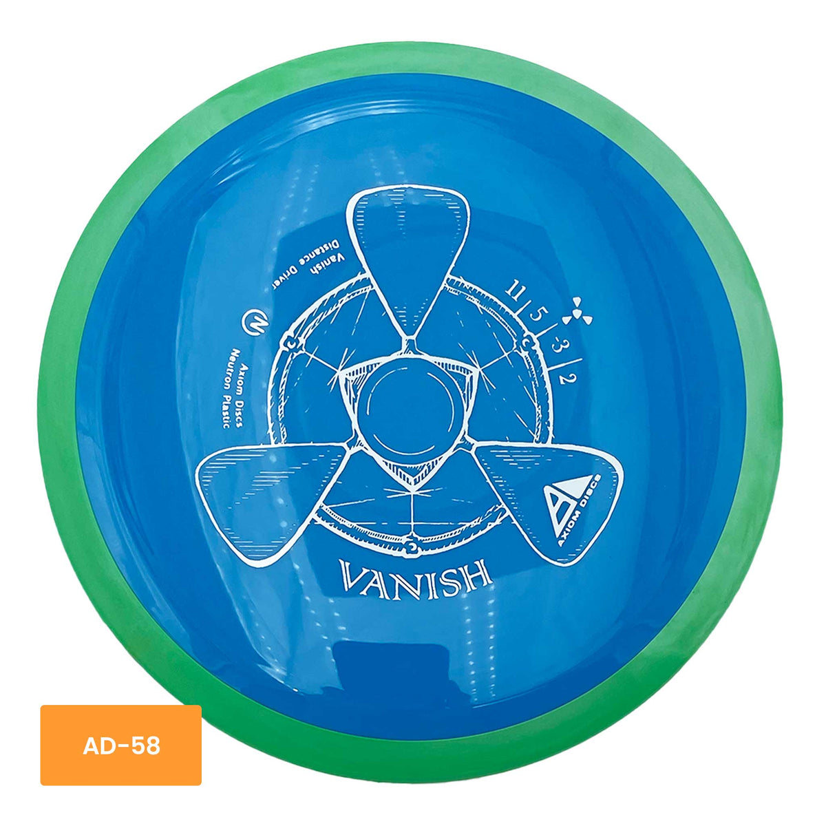 Axiom Discs Neutron Vanish distance driver - Blue / Green