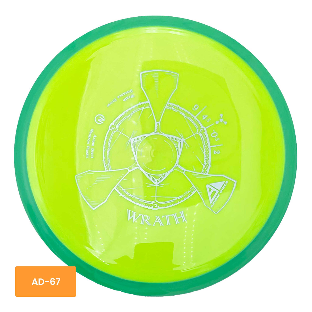 Axiom Discs Neutron Wrath distance driver - Yellow / Green